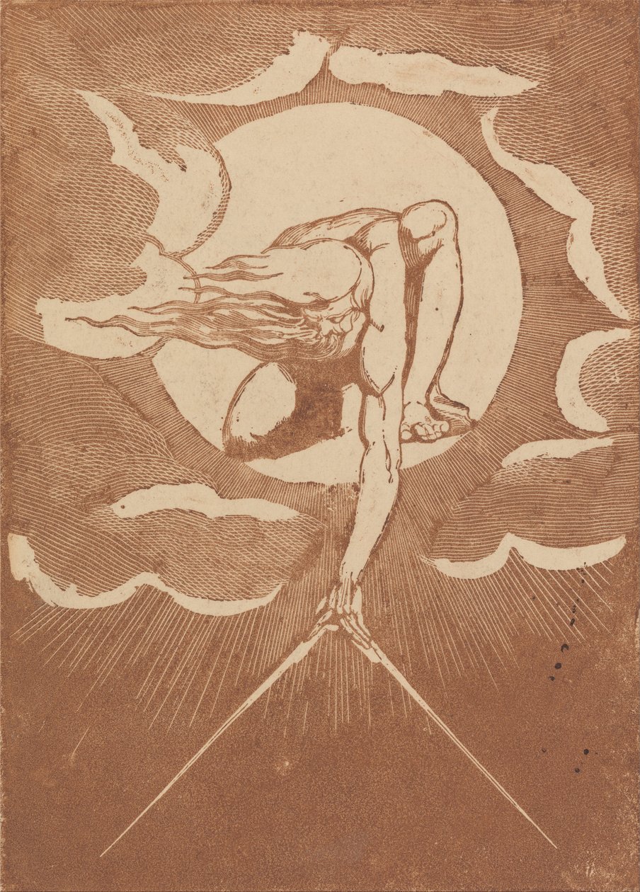 Europe. Une prophétie, Frontispice, Épreuve - William Blake