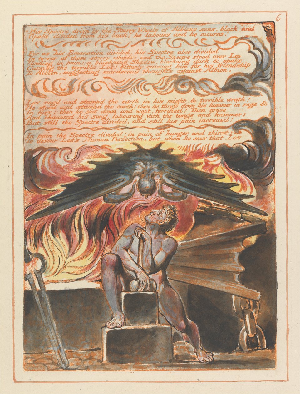 Jérusalem, Planche 6 - William Blake