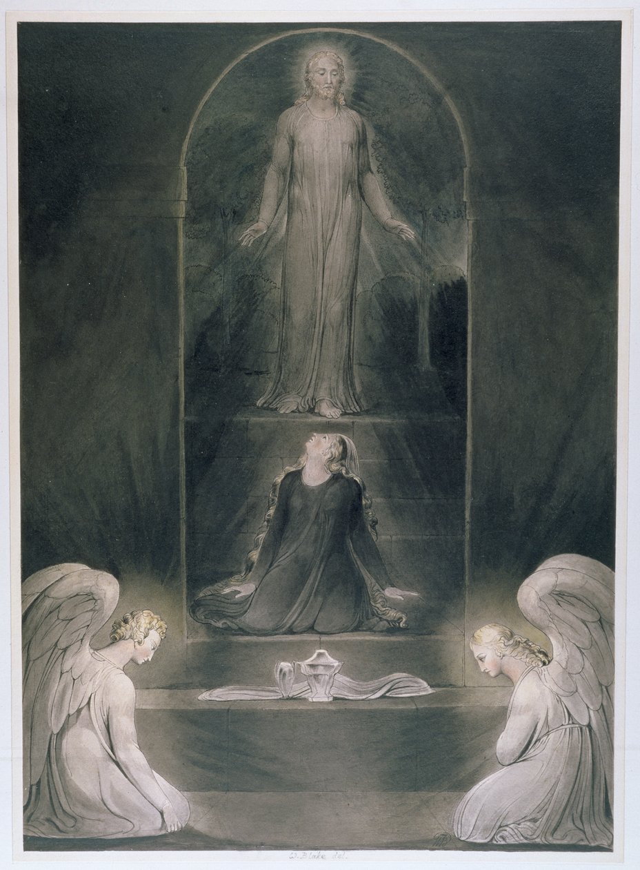 Marie-Madeleine au sépulcre, vers 1805 - William Blake