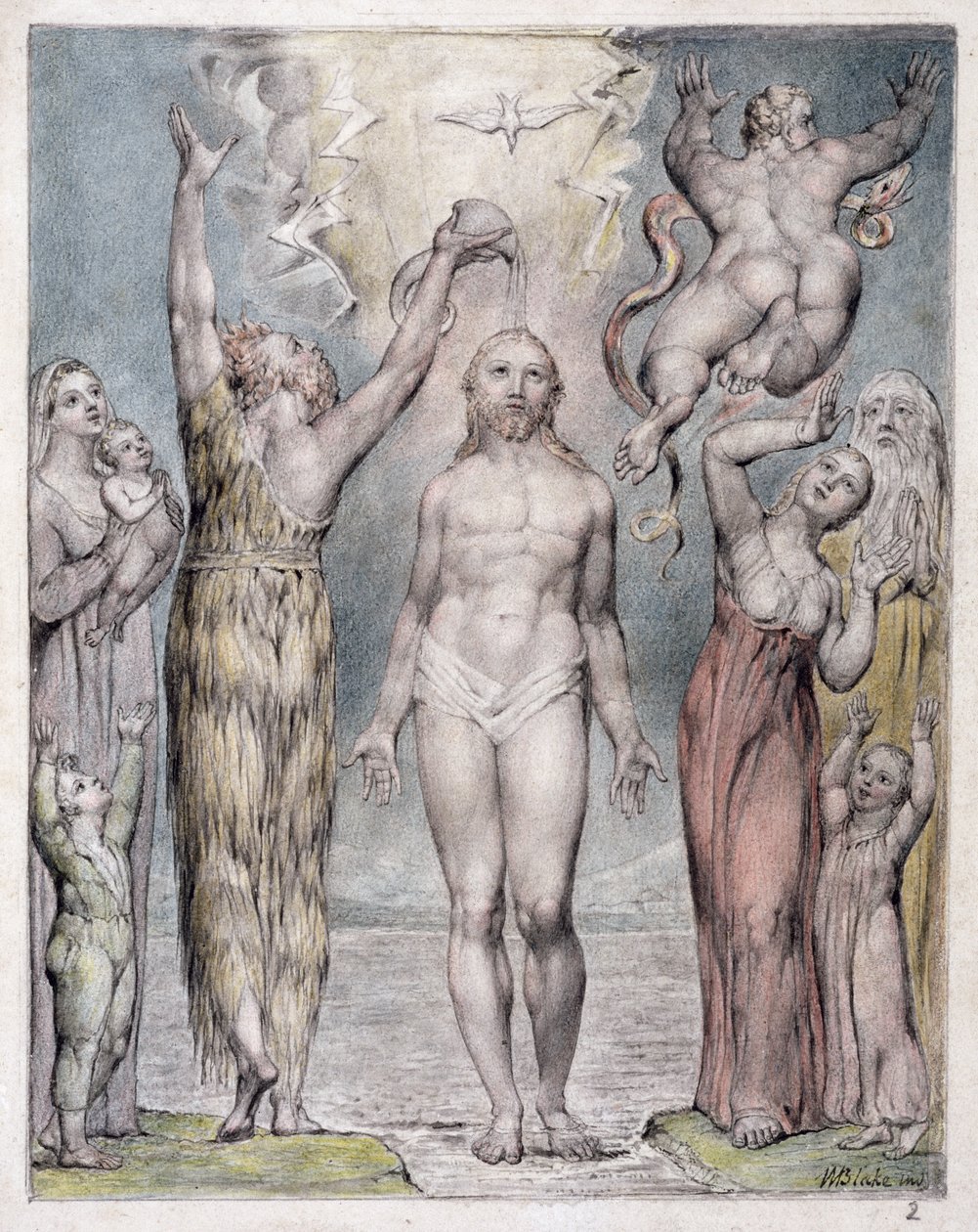 Le Baptême du Christ, illustration de 