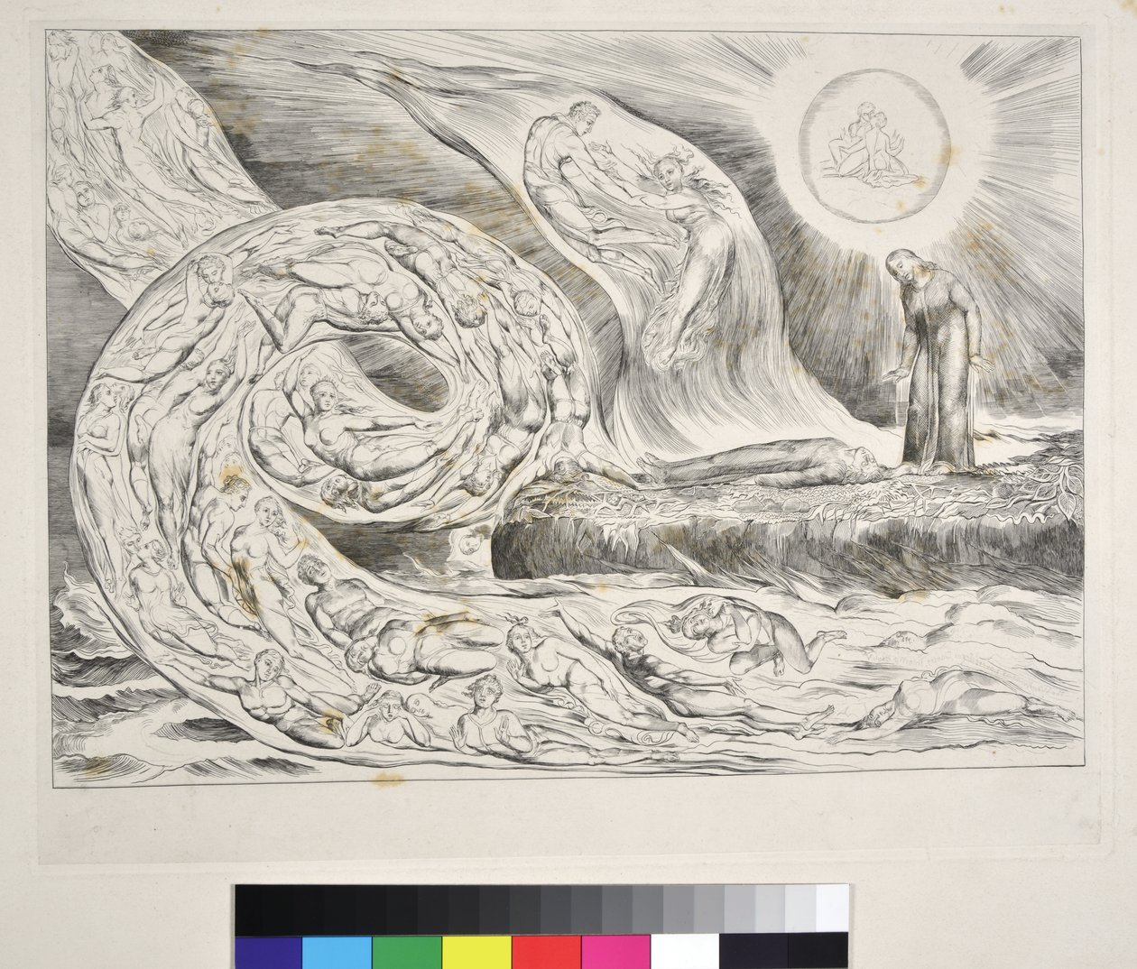 Le cercle des luxurieux : Paolo et Francesca, Inferno V, illustration de la 