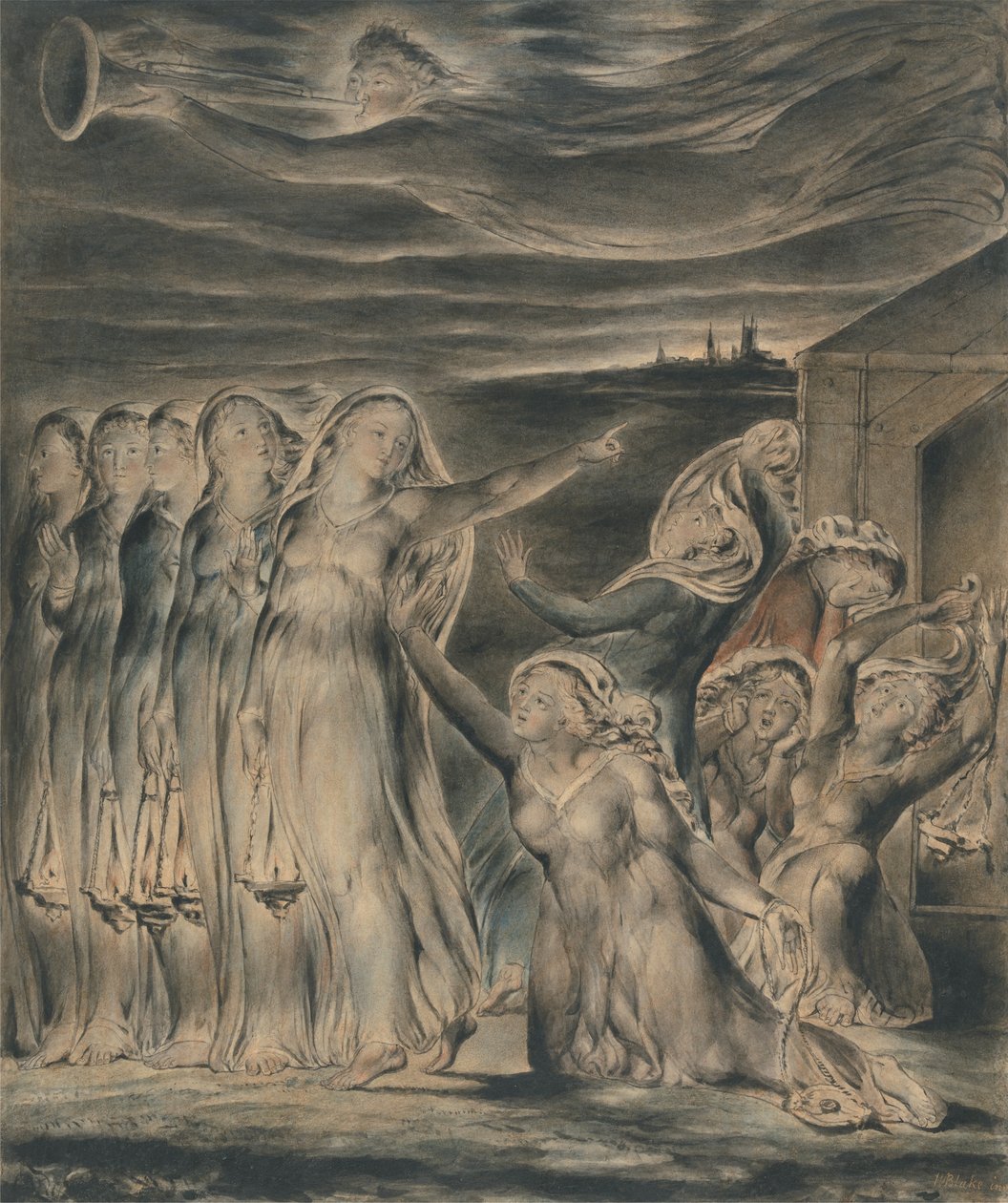 La Parabole des Vierges Sages et Folles - William Blake