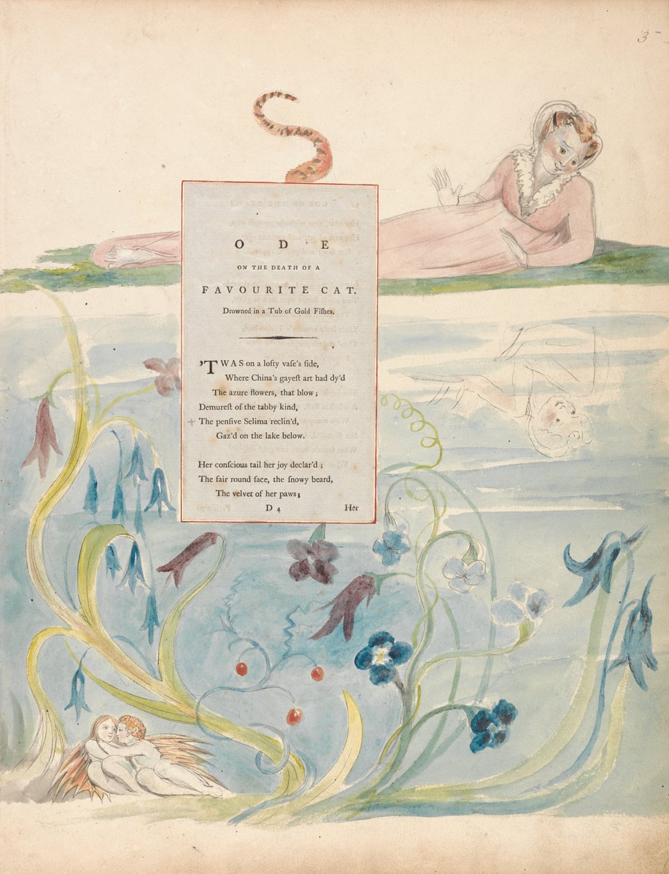 Les poèmes de Thomas Gray, Design 9, Ode sur la mort d