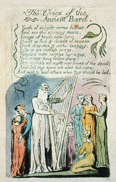 La Voix du vieux barde, des Chants d