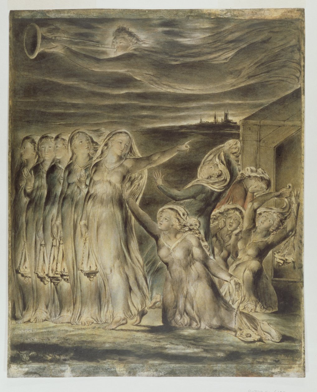 Les Vierges sages et folles, vers 1822 - William Blake