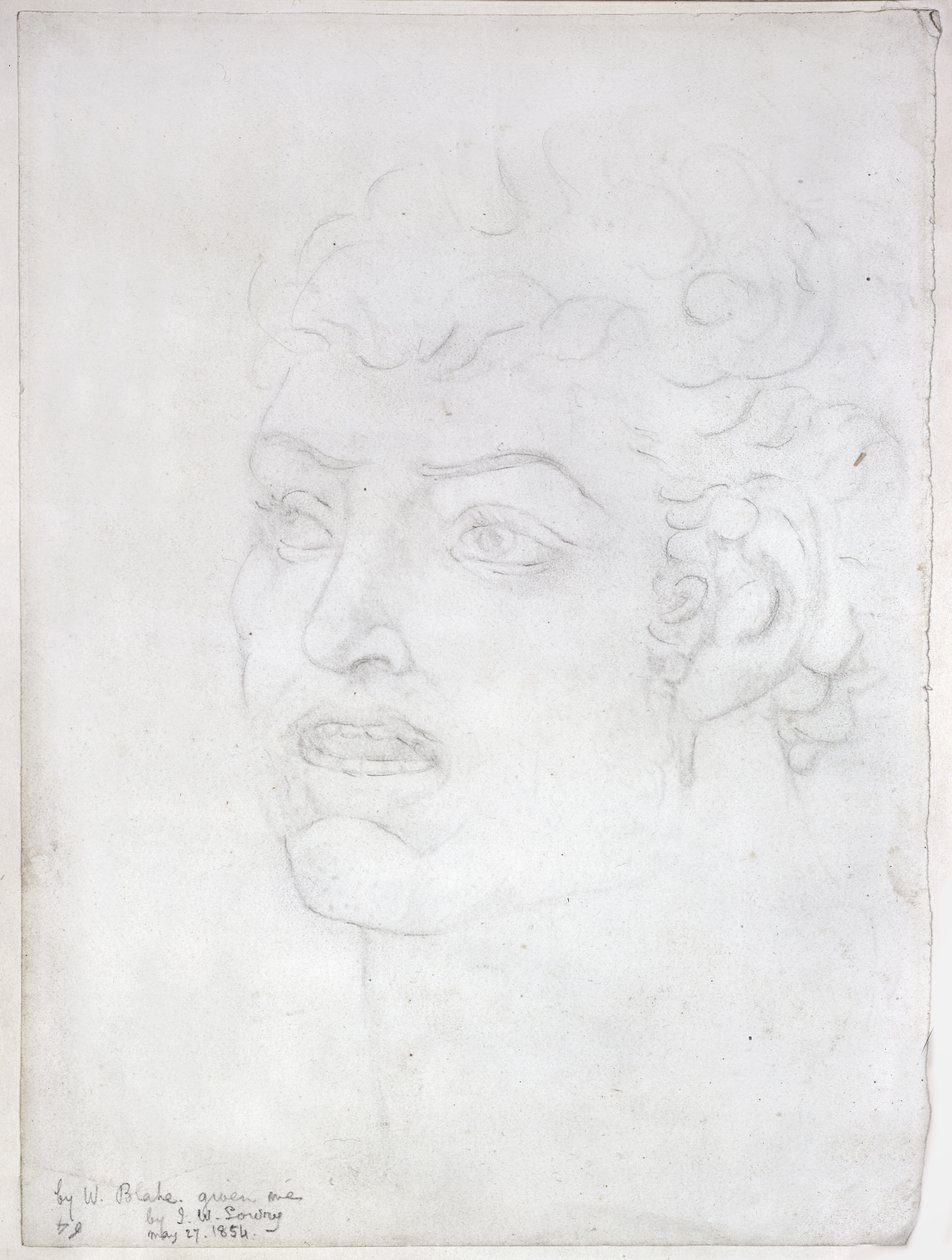 Tête visionnaire, 1820 - William Blake