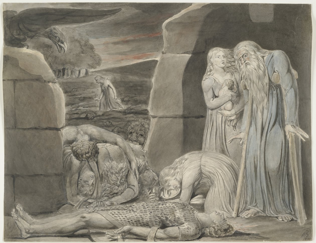 Guerre, 1805 - William Blake