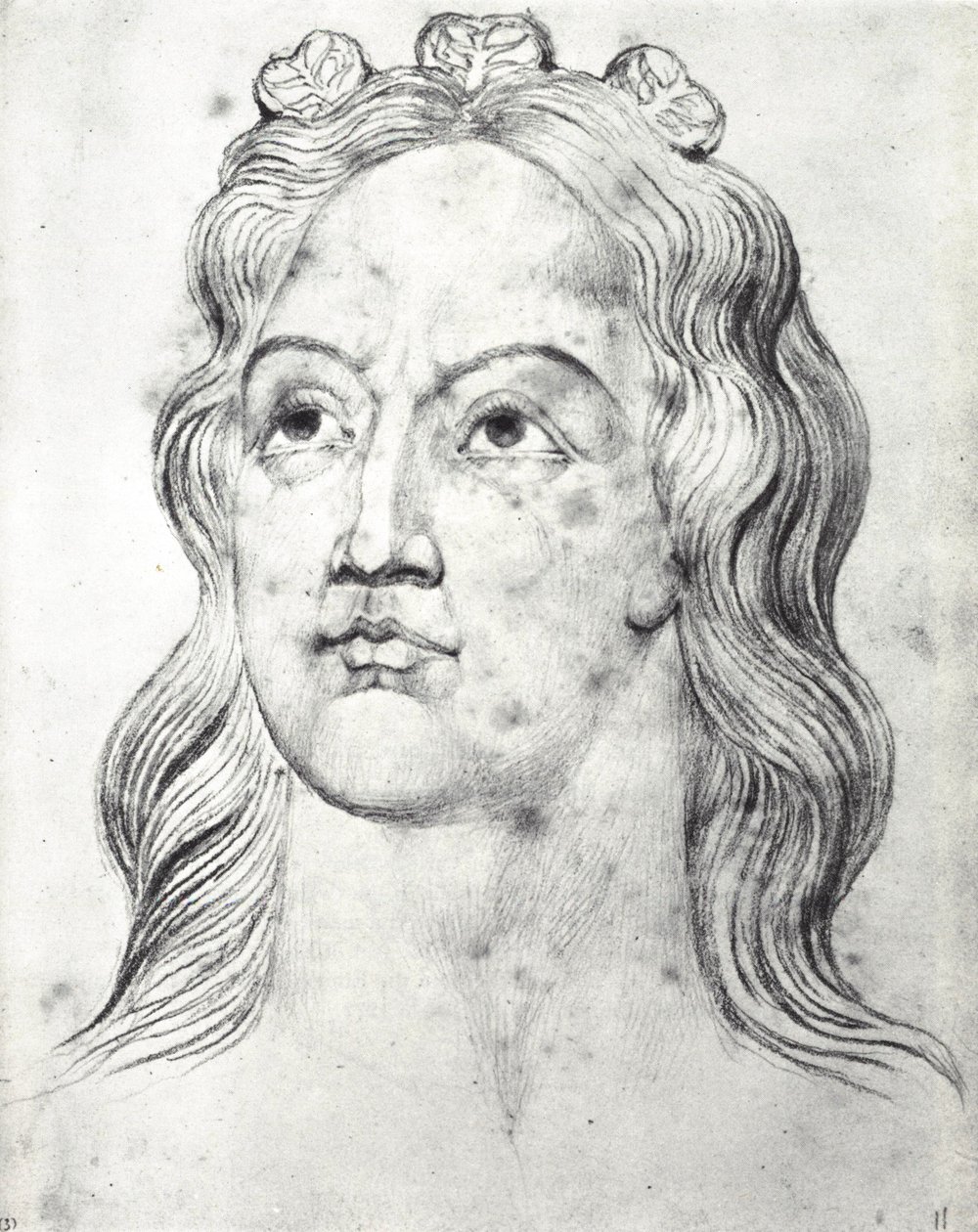 William Blake, Tête visionnaire de la reine Éléonore, épouse d