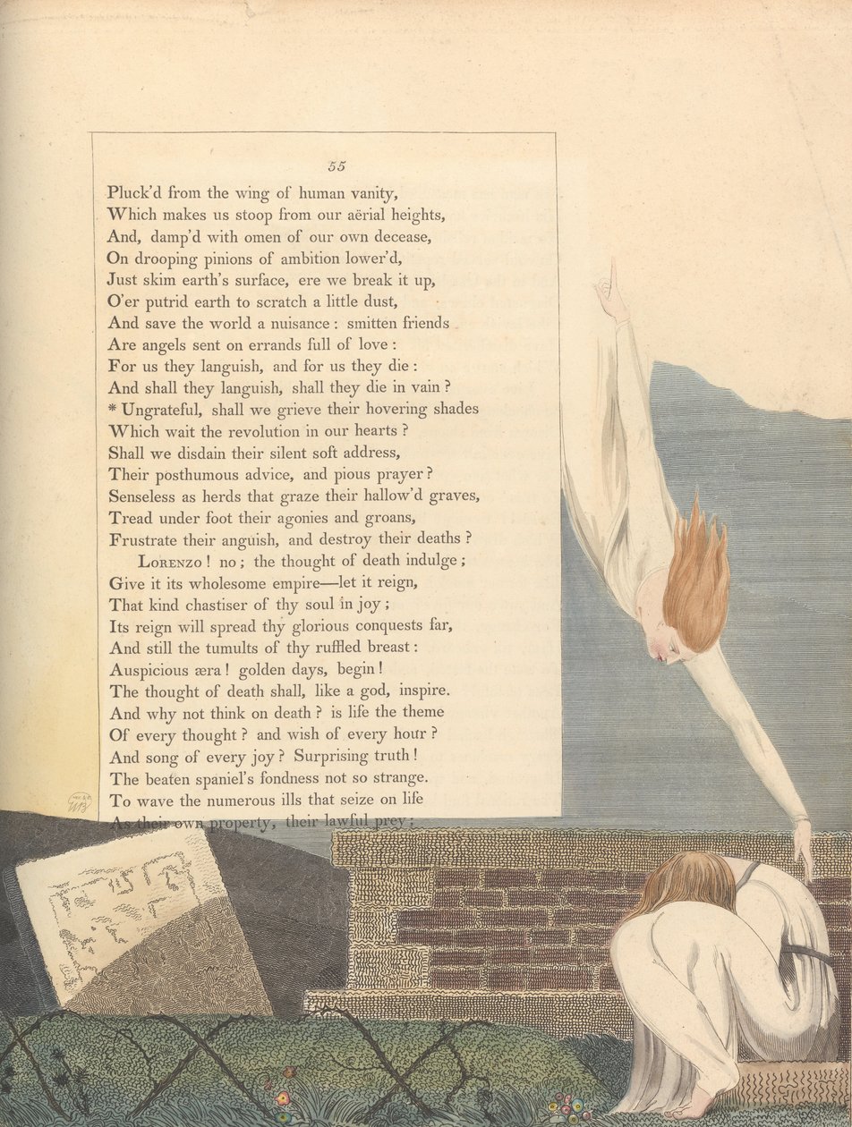 Les pensées nocturnes de Young, Page 55 - William Blake