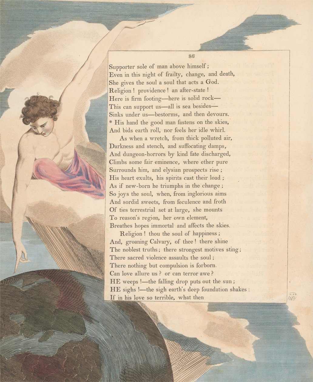 Les pensées nocturnes de Young, Page 86, Sa main, l