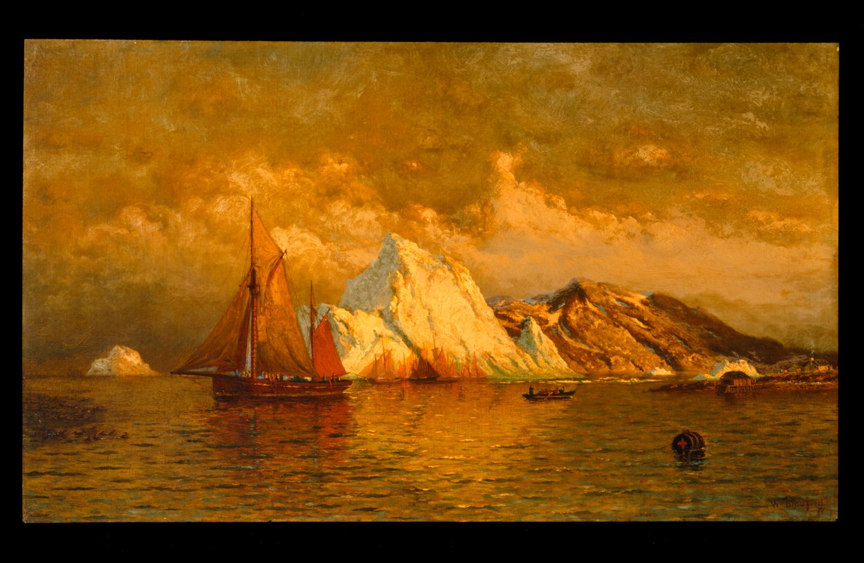 Près de minuit, Labrador, vers 1880 - William Bradford