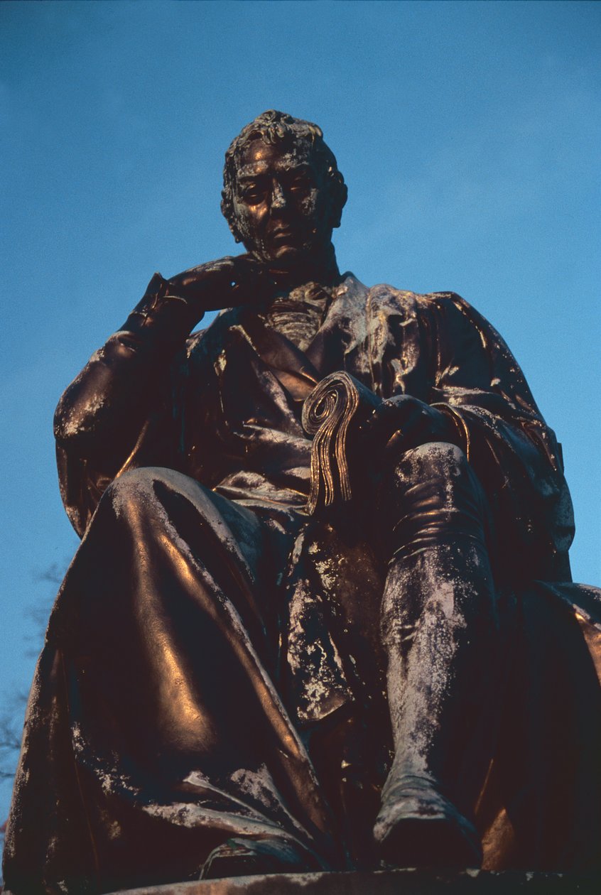 Détail de la statue du Dr Edward Jenner 1749-1823 - William Calder Marshall