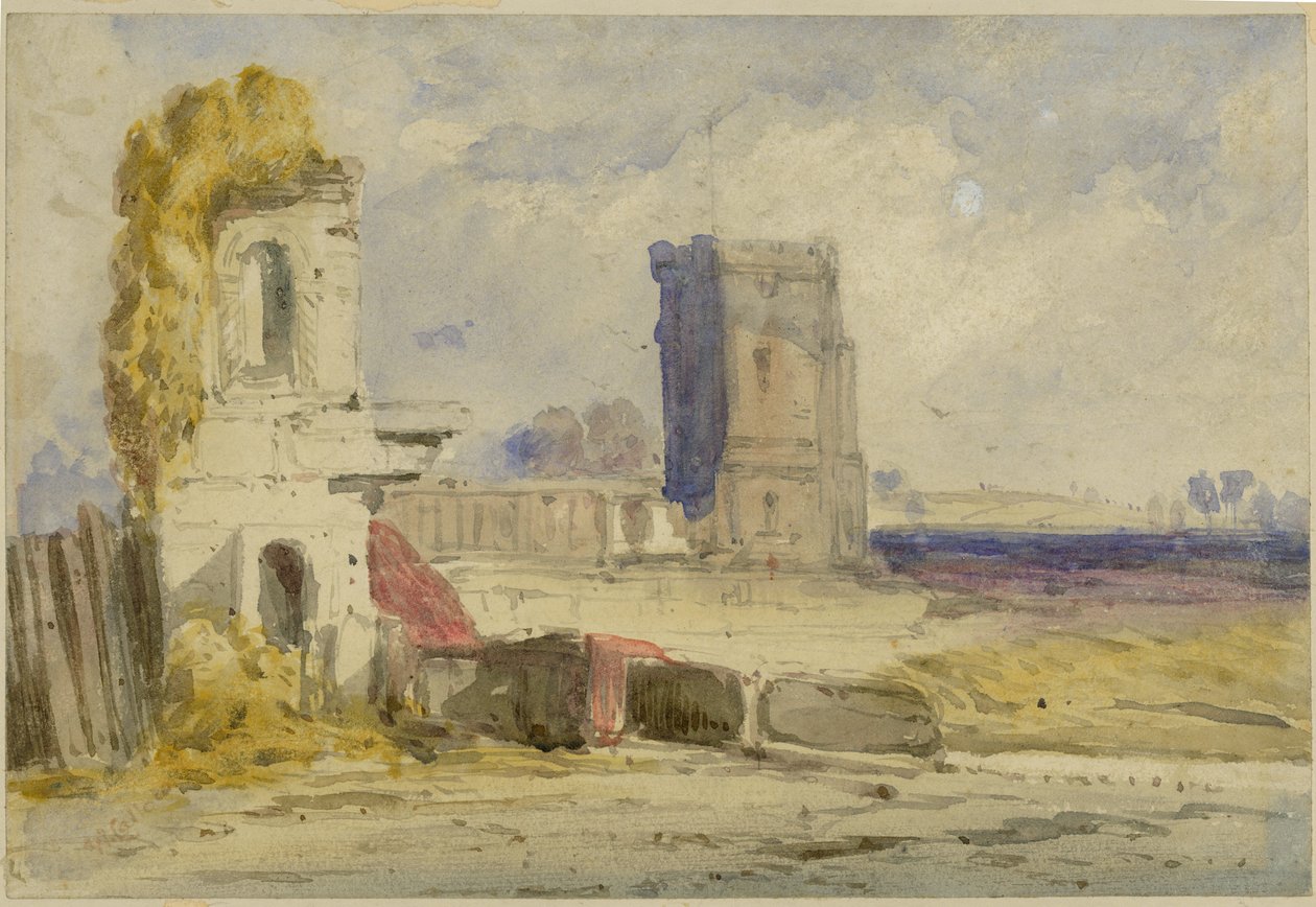 Paysage avec ruines - William Callow