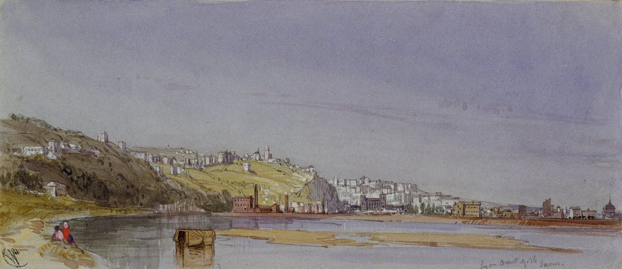 Lyon sur la Saône et le Rhône, 1836 - William Callow
