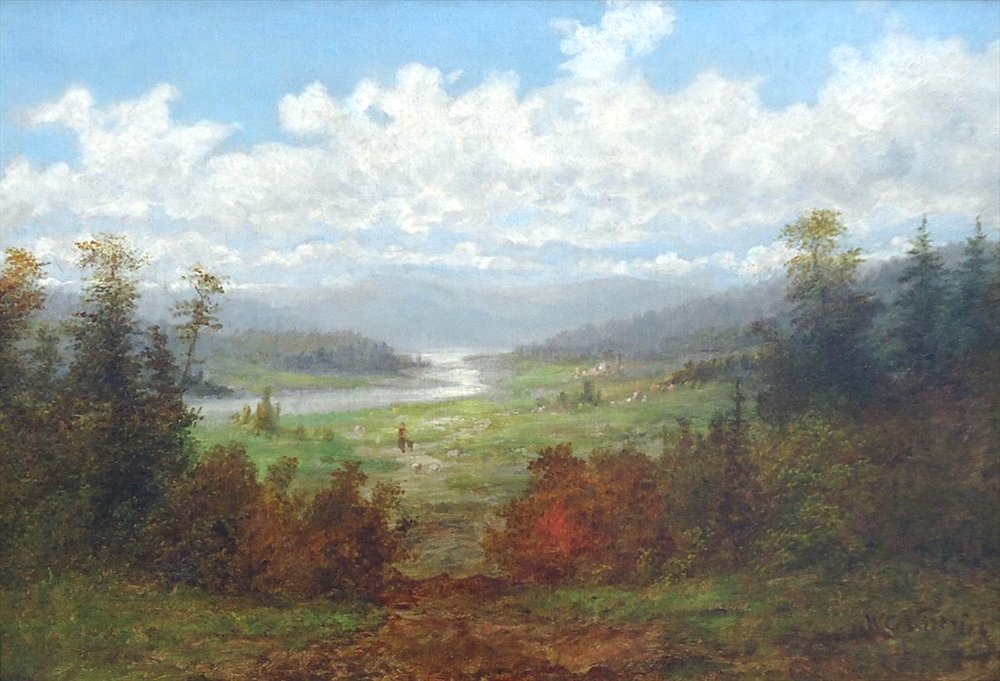 Paysage de la rivière Linville - William Charles Anthony Frerichs