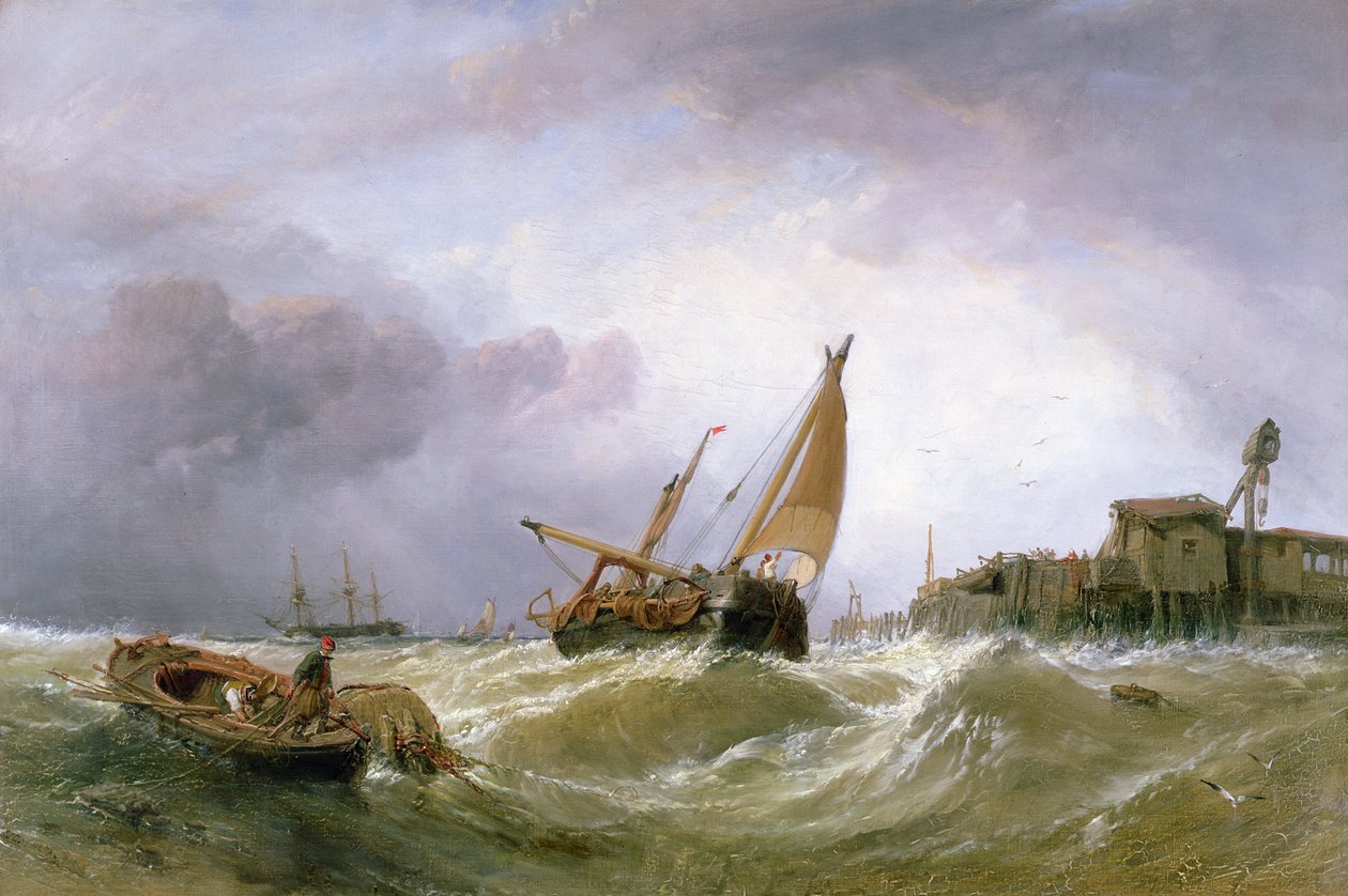 La rivière Texel - Clarkson Frederick Stanfield