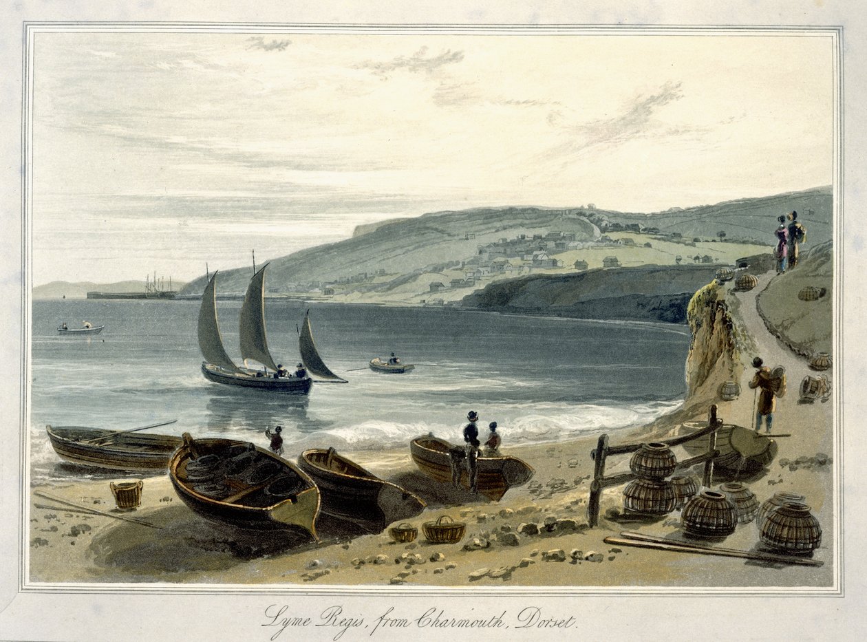 Lyme Regis, de Charmouth, Dorset, de 