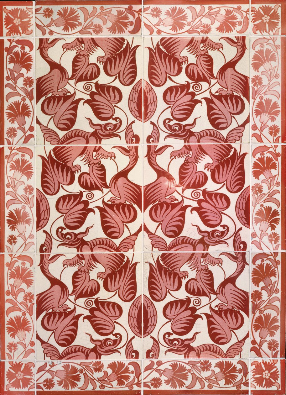Panneau de carreaux à motif répétitif d