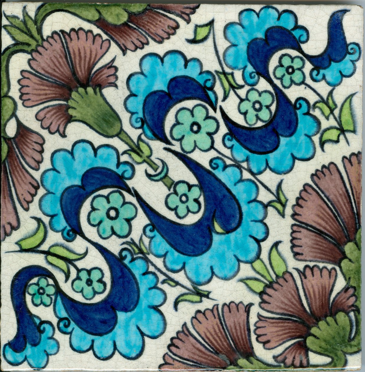 Carreau à motif d