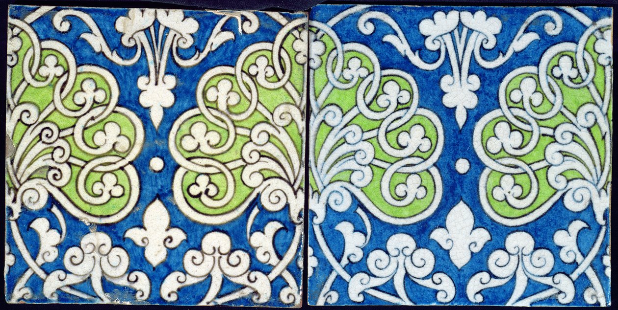 Carreaux au design de style persan - William de Morgan