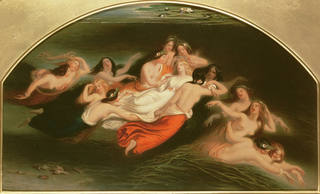 Sabrina et les nymphes, 1845 - William Edward Frost