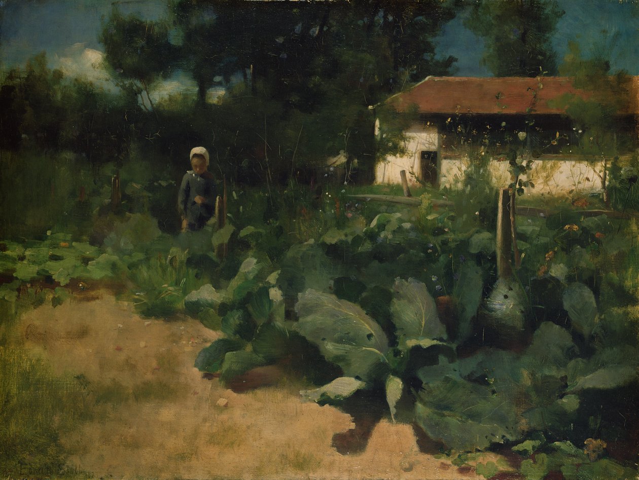 Un jardin potager français, 1883 - William Edward Stott