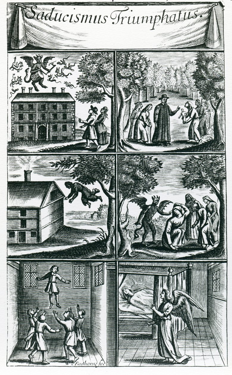 Saducismus Triumphatus, la deuxième partie, gravé par l