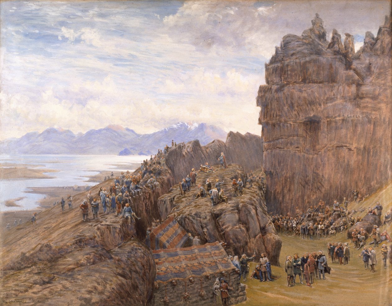 Alþing - William Gersham Collingwood