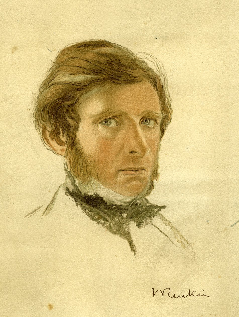 Portrait de John Ruskin, vers 1861 - William Gersham Collingwood