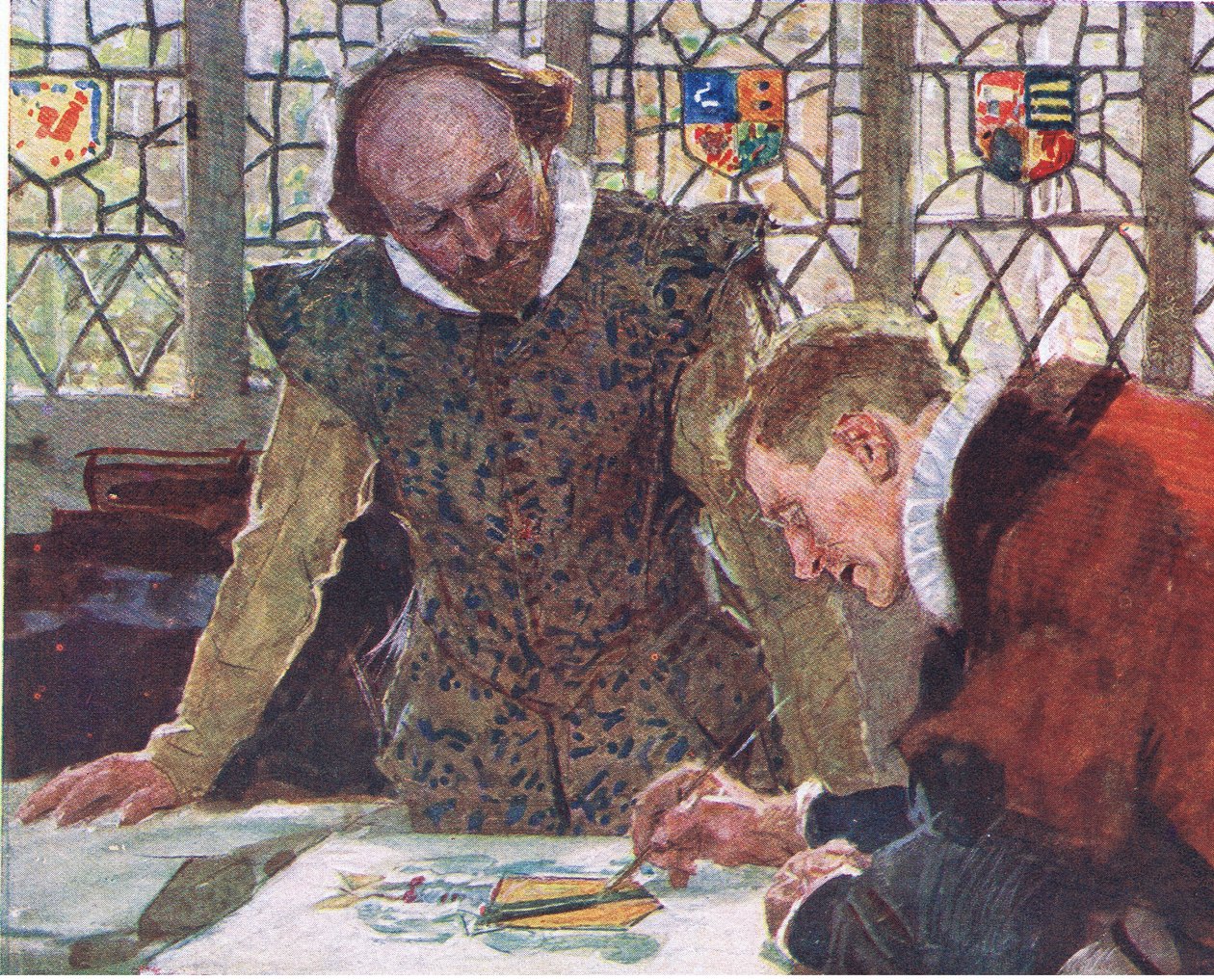Shakespeare visite le cottage des hérauts sur Paul