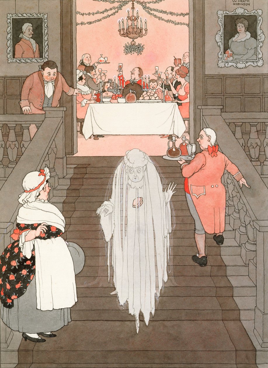 Le fantôme et la tarte à la viande, 1941 - William Heath Robinson