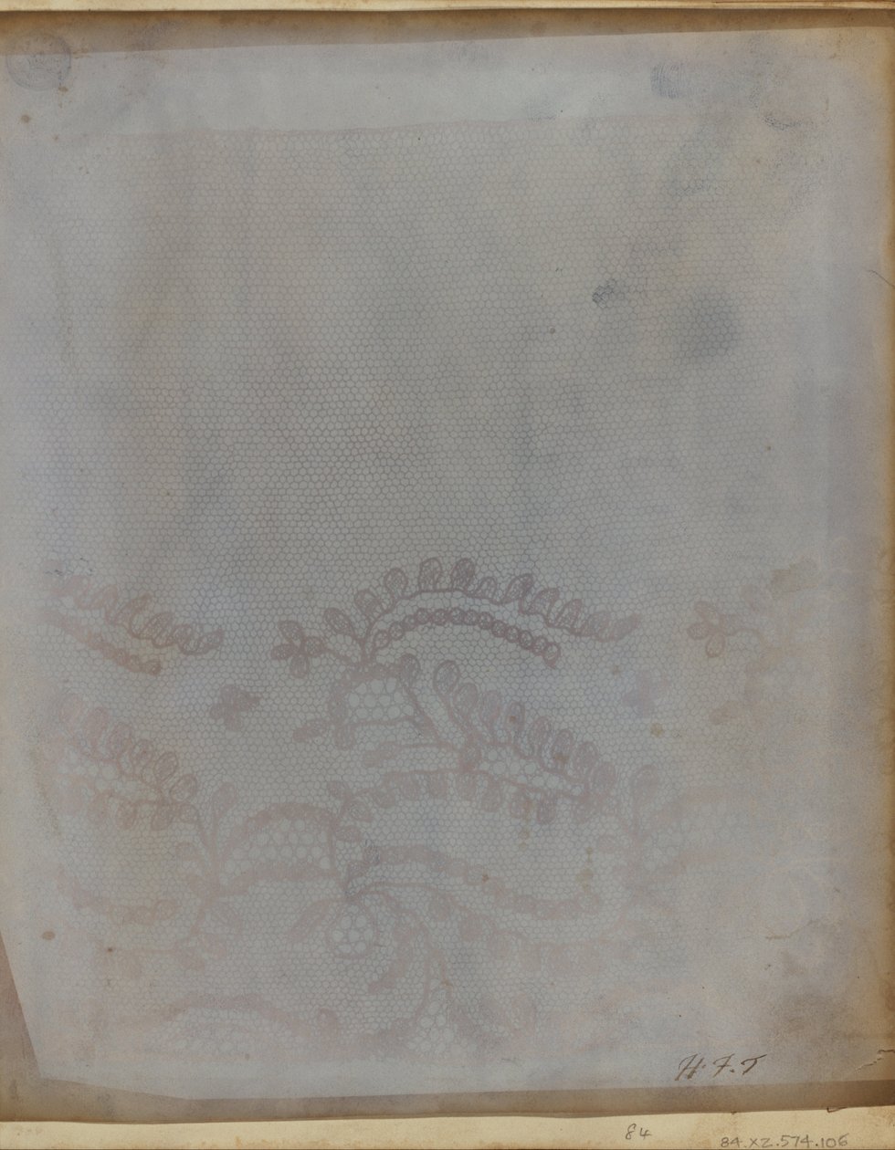Un fragment de dentelle - William Henry Fox Talbot