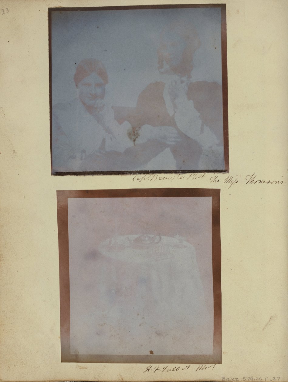 Table avec vaisselle - William Henry Fox Talbot