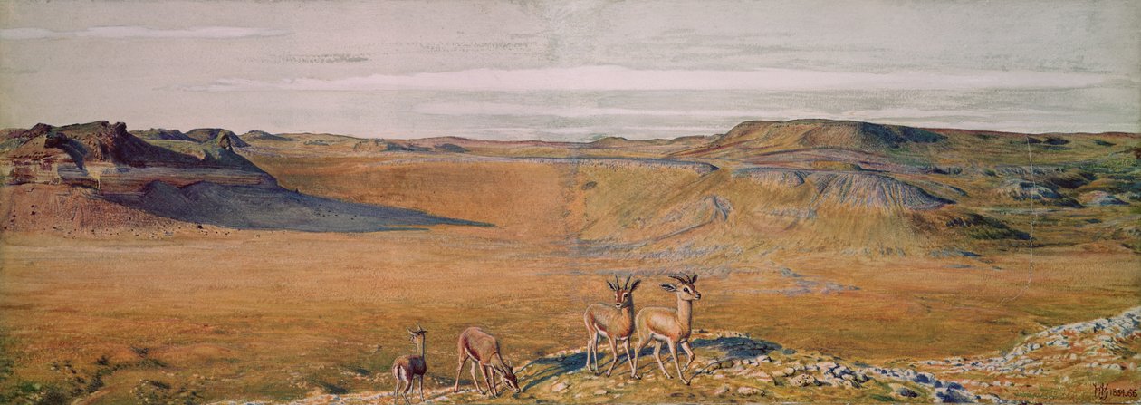 Le désert de Gizeh, 1854 - William Holman Hunt