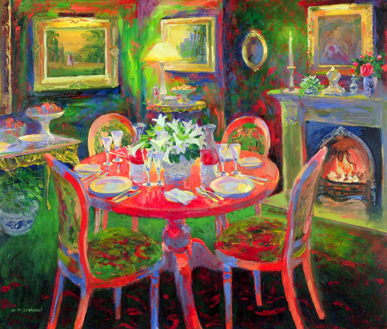 La salle à manger, vers 2000 - William Ireland