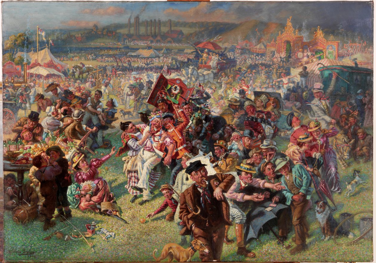 Les courses de Blaydon - Une étude de la vie, 1903 - William Irving