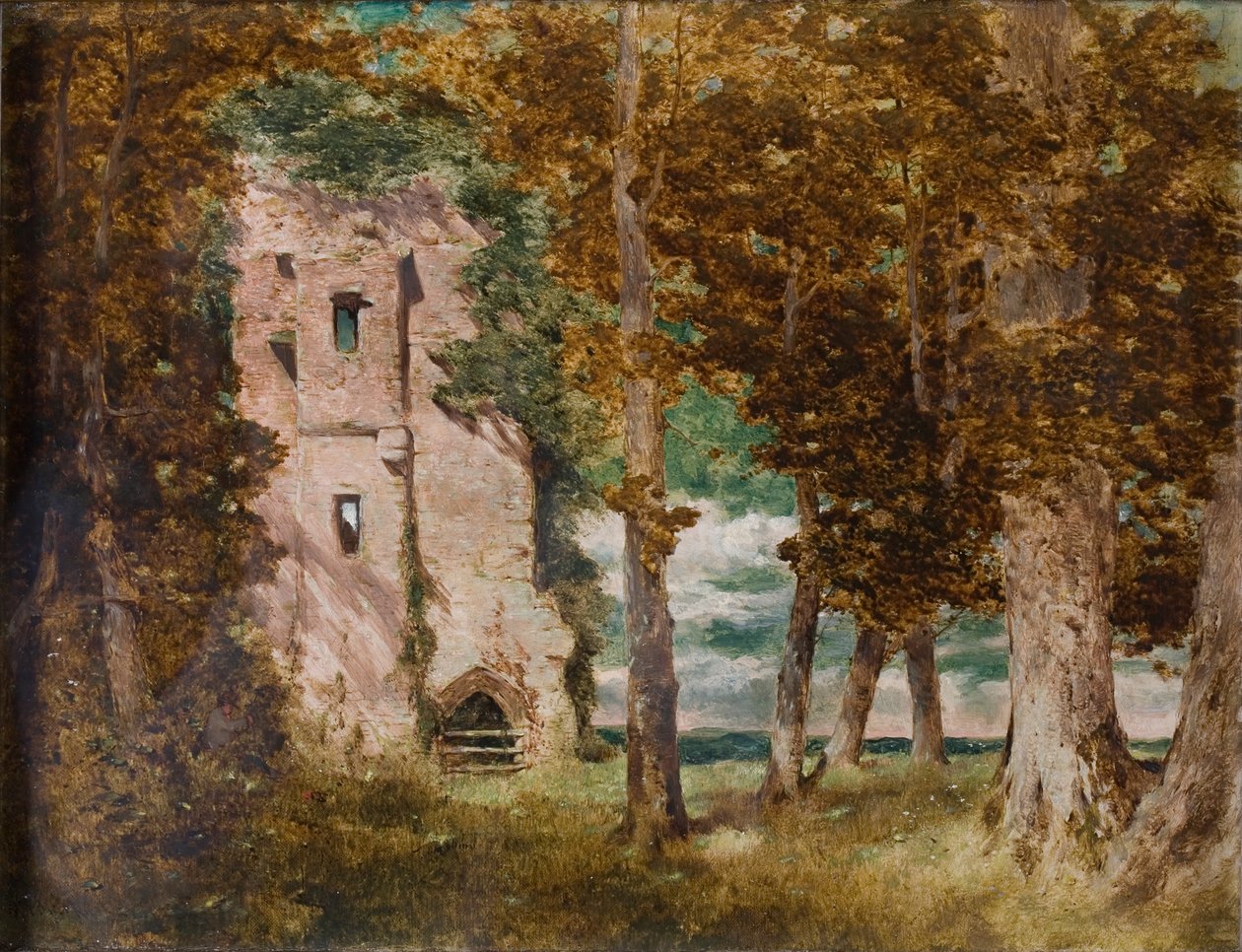 Ruines du château de Kirkoswald, Cumberland - William James Blacklock