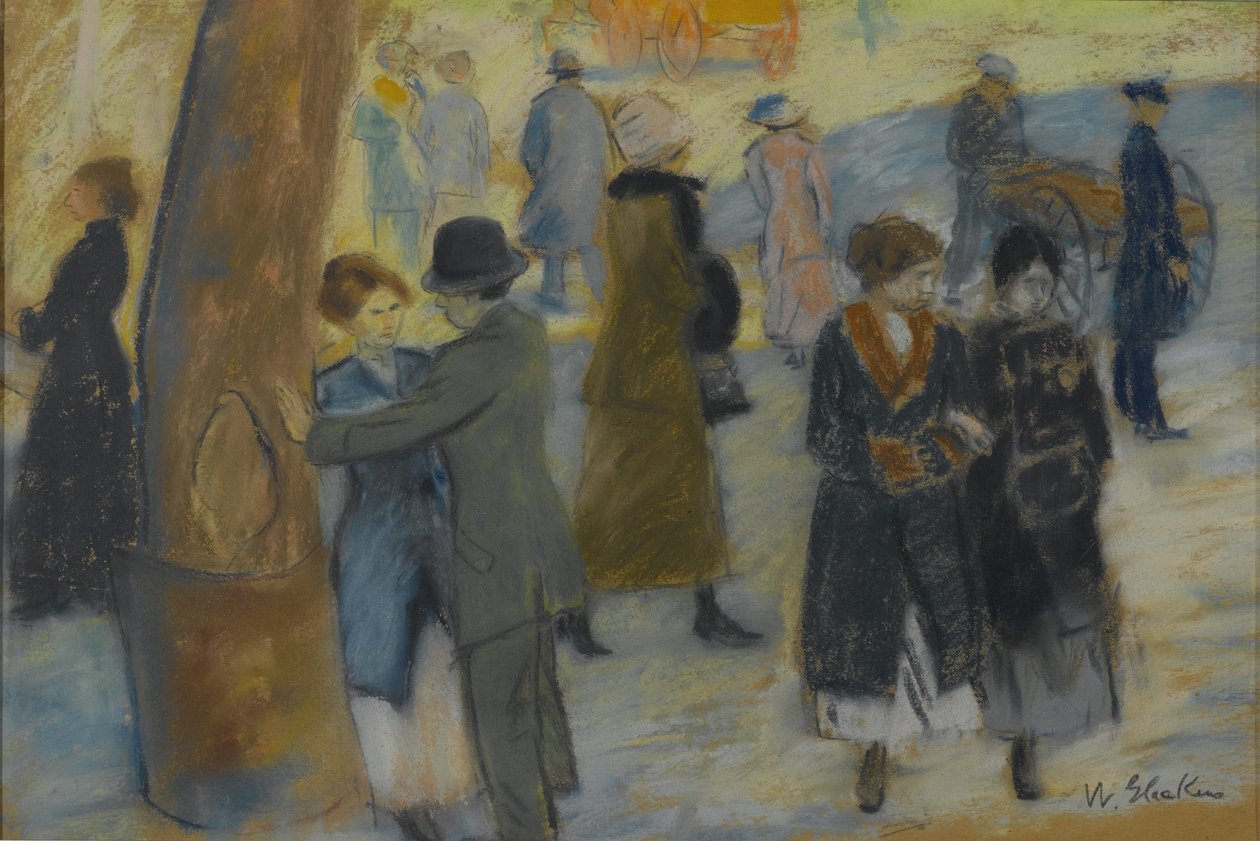 Scène de ville, vers 1910 - William James Glackens
