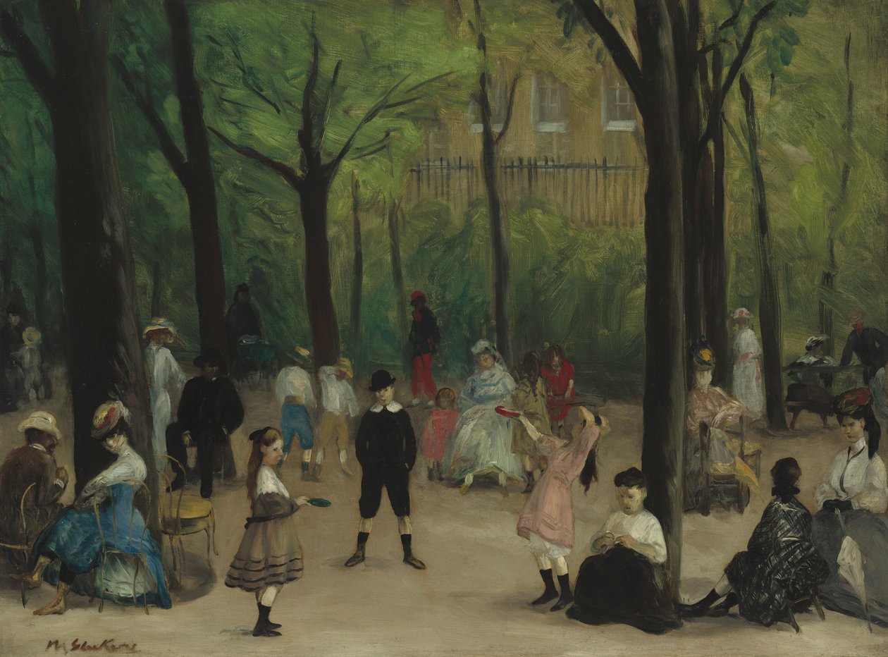 Jardins du Luxembourg, 1906 - William James Glackens