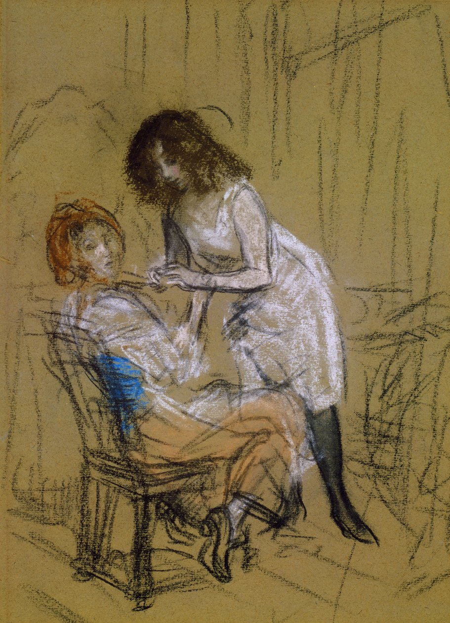 Deux Femmes dans une Chambre - William James Glackens