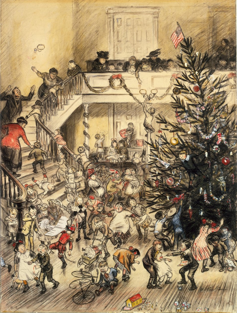 Réjouissances de Noël - William James Glackens