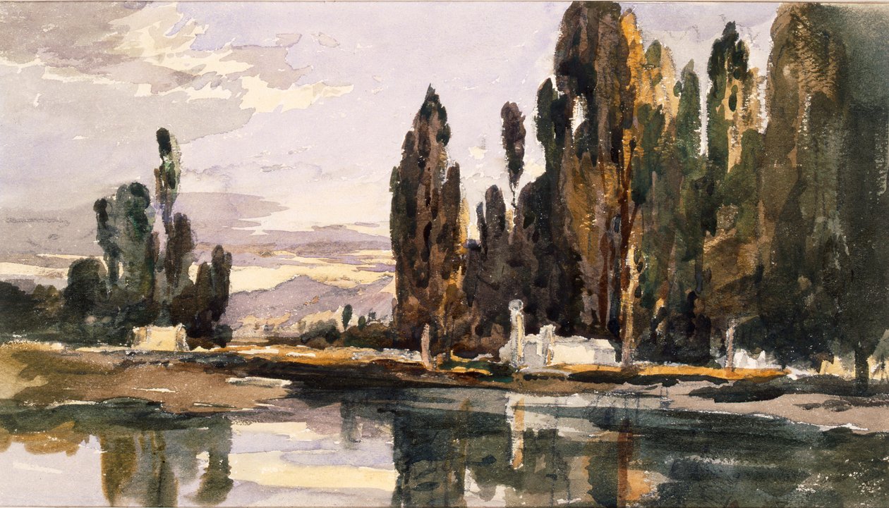 Un cimetière oriental - William James Muller