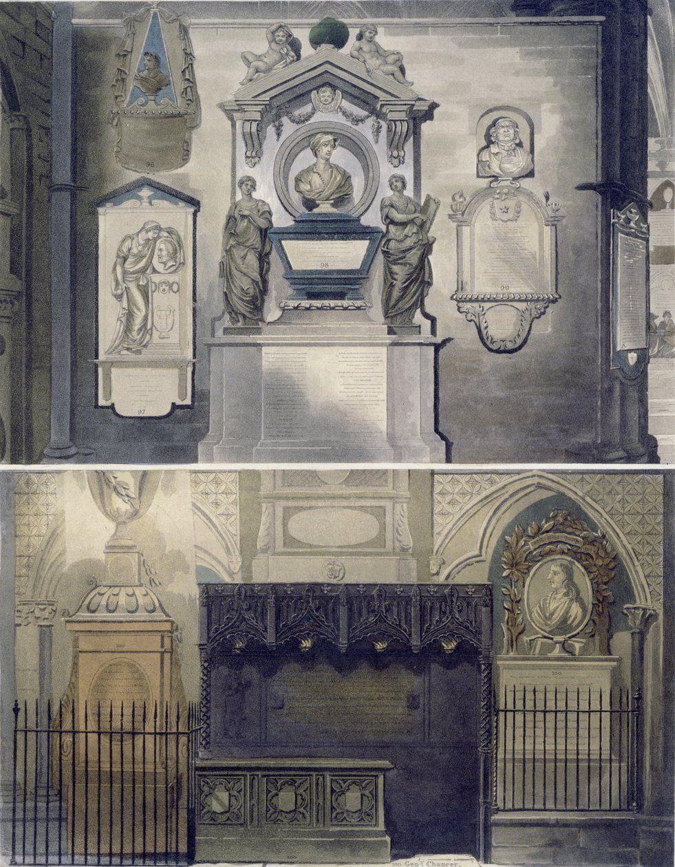 Coin des poètes, planche F de 