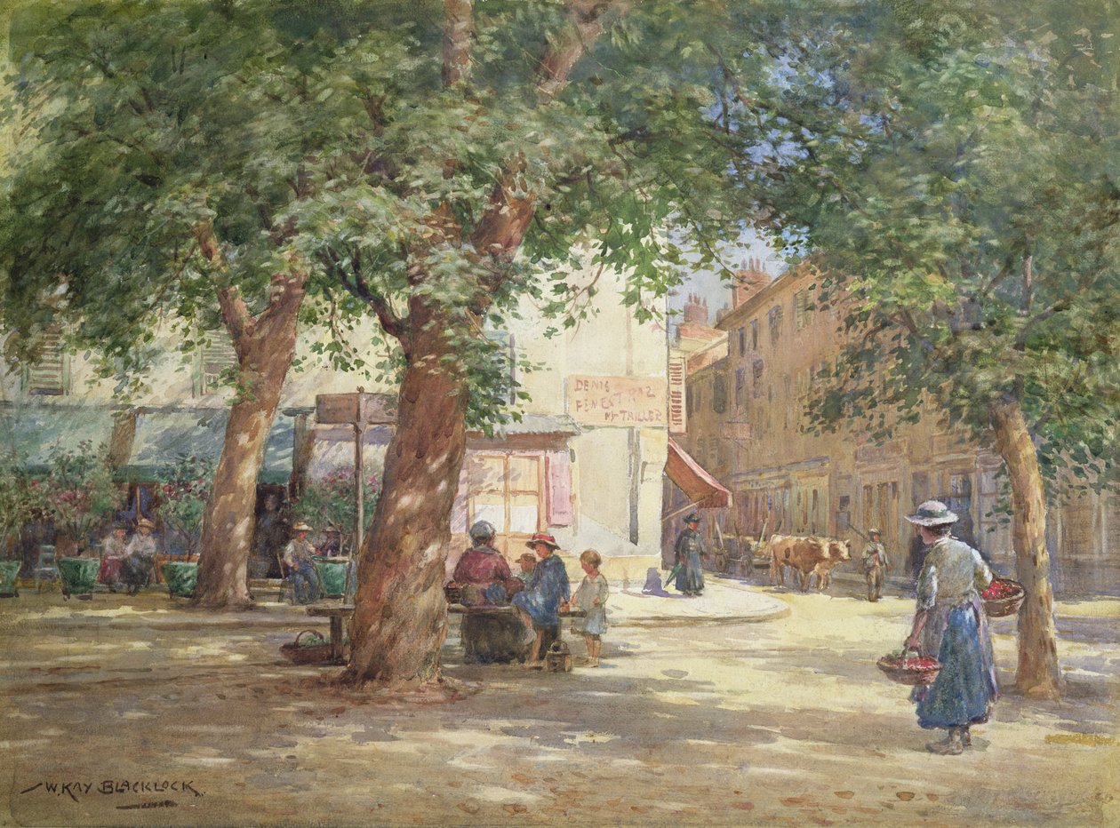 La place du marché - William Kay Blacklock