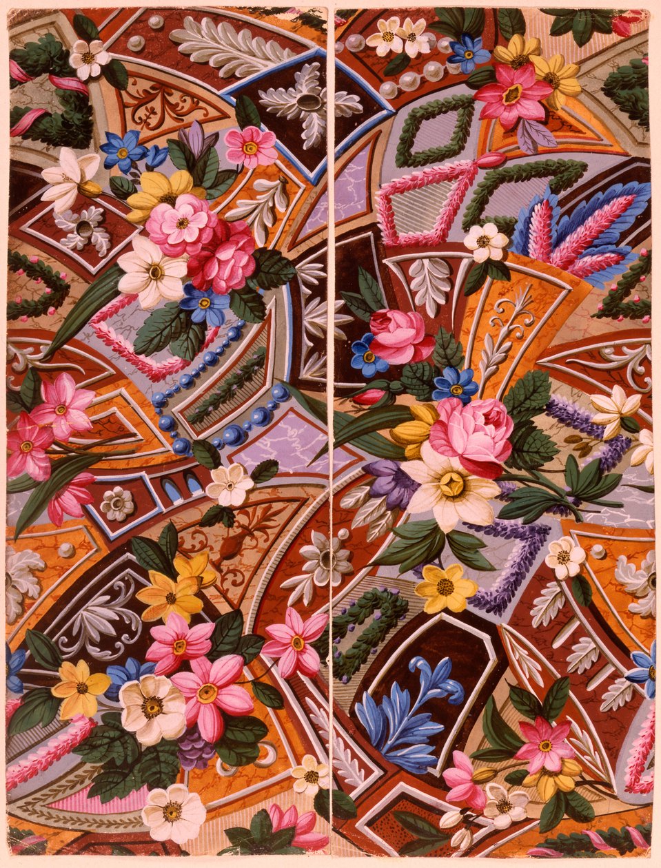 Motif textile, c.1788-92 - William Kilburn