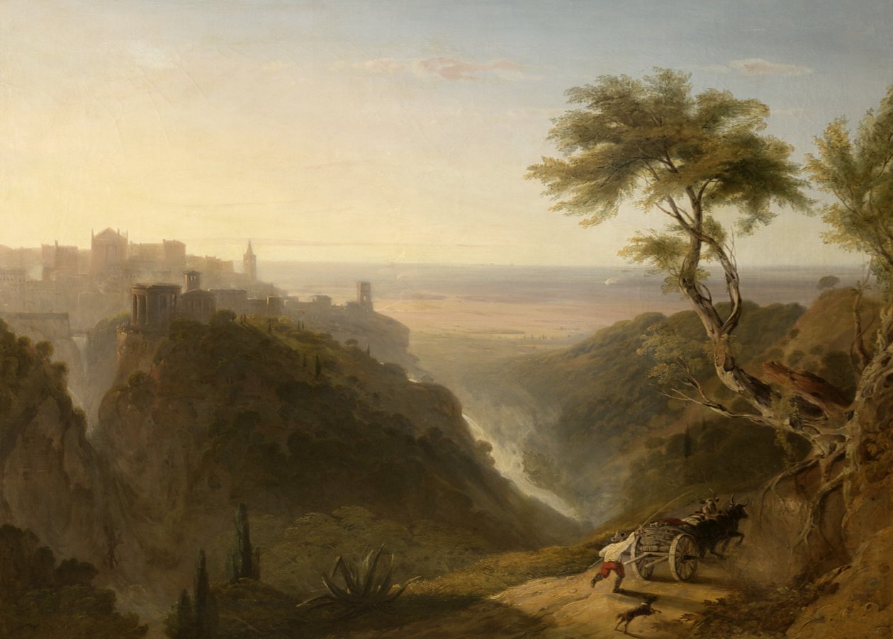 Vue lointaine de Tivoli - William Linton