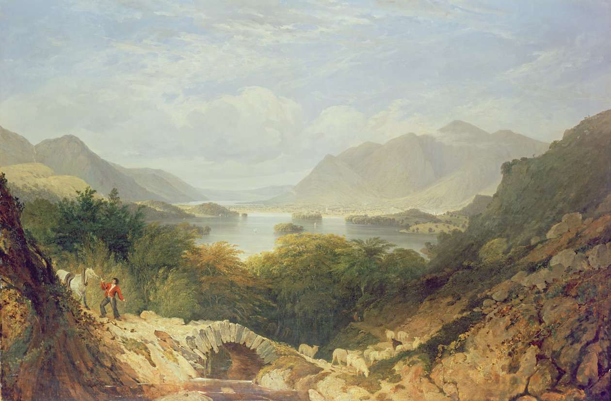 Derwent Water avec le pont d