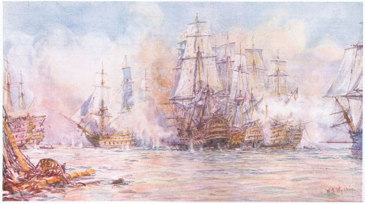 Bataille de Trafalgar 1805 - William Lionel Wyllie