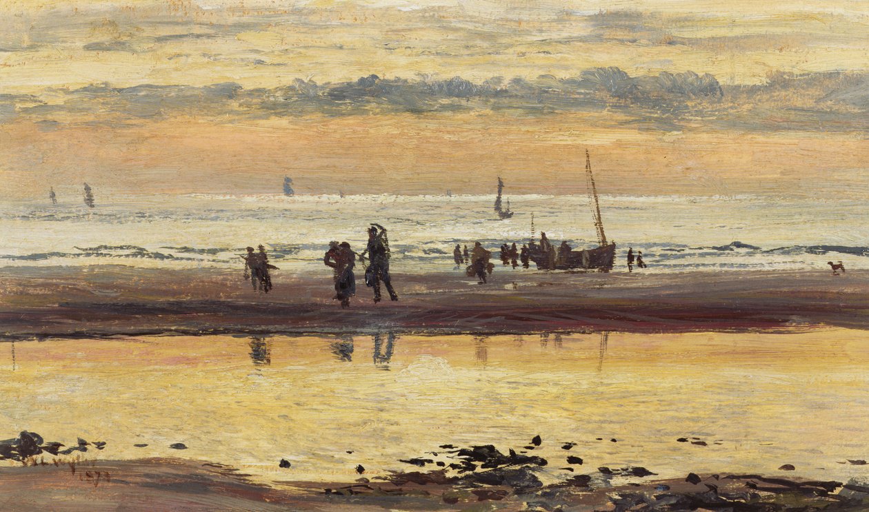 Vers le coucher du soleil, Boulogne Sands, 1873 - William Lionel Wyllie