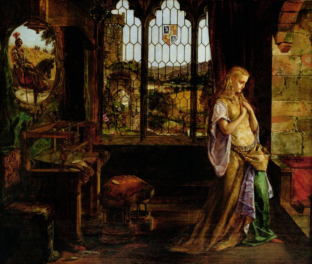 La Dame de Shalott, 1858 - William Maw Egley